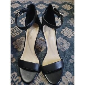 Nine West Women's Black Ankle Strap Heeled Sandals‎ Classic Party Shoes